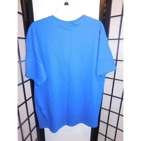 Mens Marvel Superheros Shirt Blue Large - Picture 3 of 3